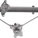 OEG Parts Rear Right Window Regulator Fits Mitsubishi Lancer 2004-2007 Passenger Side; Replaces MR991330, 135-58537RWOM