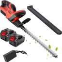 ALSO GO 22 Inch Cordless Hedge Trimmer with 2 x 3.0Ah Batteries