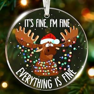 Black Cat Ornament - Black Cat Ornaments for Christmas Tree, Gift for cat Lovers, Unique Funny Kitty Dcors, Specialty 2025 Christmas Tree Ornaments, Funny Christmas Cats Ornament