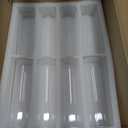 16 Pcs Glass Cylinder Vase, 7.67" H2.36" W Clear Vases for Centerpieces, Flower Vases for Bouquet, Hurricane Vase Ideal for Wedding Table Centerpieces, Floating Candles & Bouquet Arrangements