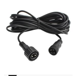 Waterproof Extension Cord, 2 Pin Outdoor Extension Cable with Male and Female Connectors, Wire for Duewot Solar Outdoor String Strip Lights Garden lamp(16.4ft)