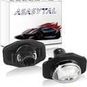 License Plate Light Clear Lens Lamp Assembly 6000K Diamond White Direct Fit Replacement Lamp Compatible with Toyota Corolla 2009-2013 Sienna 2011-2020 Scion xB xD, 2 Pcs