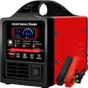 Voolex Car Battery Charger 12V 24V Portable Automotive Trickle Charger Battery Maintainer for AGM Car Truck Motorcycle RV Deep Cycle Repair, Winter Mode(for Lead Acid Batteries)