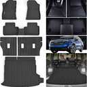 HAFIDI Car Floor Mats & Cargo Liner for Forester 2025 2026 (Not Fit Hybrid & Wilderness) with Backrest Mat Full Set All Weather Floor Liners Accessories, Black(Cargo Area Without Audio System)