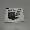 Transparent Case with Keyboard for iPad mini 7 A17 Pro(2024) & Mini 6 (2021) 8.3 inch,7-Color Backlit,Wireless Keyboard, 360Rotating,with trackpad,Pencil Holder,with Shortcuts,White