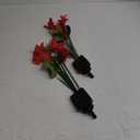 Solar Light Flower Shape Outdoor Garden Decor Solar-Powered Fairy Light for Garden and Patio Elegant and Design for Festivals and Holidays 2 Pack