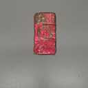 for iPhone 14 Pro Max Case Magnetic,for Women Girls Soft Cute Wave Frame Curly Shape Love Heart Luxury Plating Phone Case Compatible with MagSafe Shockproof Back Cover 6.7"-Hot Pink