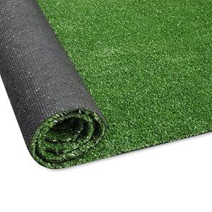 AYOHA 4' x 6' Artificial Turf, Fake Grass Mat Outdoor Rugs for Balcony Patio Yard Lawn Garden Landscape Decoration, Synthetic Grass for Dogs Pets Faux Astro Turf Mat Rubber Backing, Easy to Clean