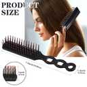 100 Packs Bulk Hair Brushes for Homeless Individually Wrapped Disposable Travel Hair Brush for Women Suitable for Homeless Shelter Hotel Nursing Home Charity Church