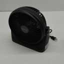 Amazon Basics Air Circulator Fan, Desk Fan for Bedroom, Home and Office, With 90-Degree Tilt Head, 3 Speed Settings, Lightweight (3 LBS), 35 Watts, Black, 11.1"W x 6.3"D x 10.9"H