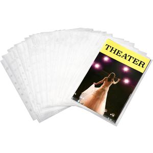 2Fold Sheet Protectors for Broadway Play Program and Theater Programs - 25 Custom Sheet Protectors Fits Playbills from Mid 1980s to Modern (5.8 x 8.75 Program Protectors (25 Pack))
