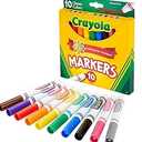 12 Packs: 10 ct. (120 Total) Crayola Classic Broad Line Markers, 6/'' x 1/'' x 5.5/''