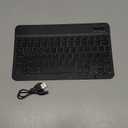 Backlit Bluetooth Keyboard Small Portable Wireless Keyboard Rechargeable Illuminated for Android Samsung Tablet Cell Phone Smartphone iPad A16 11th 10th Generation iPad Pro Air Mini iPhone (Black)