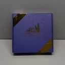 10" Oak Bathroom Vanity Tray Turntable for Perfume Candle, Round Wooden Decorative Tray for Kitchen Sink Countertop Organizer, Bathroom Counter Organizer for Skincare Makeup, Farmhouse Black Gold