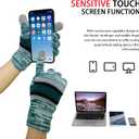 Vintage Classic Skull Cap 3D Embroidery Beanie Cuffed Winter Hat Knit Comes with Warm Gloves Fasion Gifts for Men Women Fans