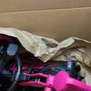 KRIDDO 8-in-1 Foldable Tricycle Stroller for Toddlers 18 Months to 5 Years, 5-Point Seatbelt, 1-Step Brake Pedal, Extended Canopy, Triple Footrest, Safety Rearview Window, Detachable Guardrail, Pink