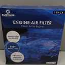 CA10755 Replacement Engine Air Filter, Efficient Filtration Offers 99% Air Purification, Fit for Toyota Avalon/Camry/Highlander/Sienna (2011-2020),Lexus, Grand Cherokee, Dodge Durango.