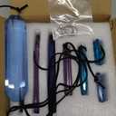 HDCRYSTALGIFTS Crystal Prisms Sun Catchers Hanging, 7PCS Blue Dreams Suncatcher Rainbow Maker Sun Catcher Indoor Window Home Garden Christmas Tree Decor