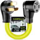 EV Charger Adapter Cord, NEMA 10-50P to 14-50R Adapter, 50Amp Plug to 4 Prong Female, Compatible with EV for Level 2 Charging, STW 6 Gauge, ETL Listed