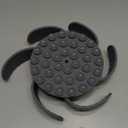 Slow Feeder Dog Bowls Insert, Third Generation upgraded Super Firm Eating Bowl Cuttable for Large Breed and Medium Small Size Compatible with Regular Elevated Metal Glass Dog Bowl (Gray)