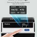 Checkme BP2A Blood Pressure Monitor for Home Use Upper Arm - Bluetooth BP Machine Cuff, Accurate Digital Readings in 30 Seconds, Unlimited Data Stored in App for iOS & Android (White)