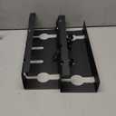 2 Pcs of Cable Management Under Desk for Easy Mounting Metal Under Desk Cable Organizer for Office, Home Cable Tray Holder (UnderDeskCM)