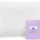 OLESILK Toddler 100% Mulberry Silk Pillowcase, Breathable Soft Smooth for Nursery Kids Night Sleeping, Silk Travel Pillow Cases with Hidden Zipper (1 Pack, Ivory, 13"x18")
