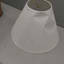 Aspen Creative Transitional Hardback Empire Shaped Spider Construction Lamp Shade, 18" wide (7" x 18" x 12 1/2"), Off White