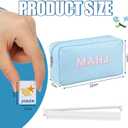 Portable Mahjong Set 160 Pieces of Thin Mahjong Tiles and Soft Carrying Case, Rule Cards for Beginners Nice for Travel, Family Gatherings Nights(Summer), 8.7 x 4.7 x 2.8 inches