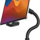 Tablet Holder for Wheelchair/Stroller/Spin Bike/Treadmill/Mic Stand/Boat/Handlebar Clamp, 360 Gooseneck Mount with Adjustable Arm for 4-13" iPad Pro Air Mini, Phone, Galaxy Z Fold, Fire HD