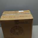 Solar Powered Fan, Battery Operated Outdoor Fan Can Running 5-24 Hours, Solar Fans For Shed,HomeOuside,CampingSolar fan with USB Output For Emergency Situation Without Electric (12inch solar yellow)