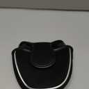 BIG TEETH Lightweight Mesh Golf Driver Headcovers Golf Fairway Wood Hybird Head Covers Club Protecter Putter Cover Full Black for All Black