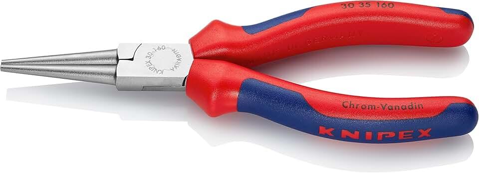 Knipex 30 35 160 Long Nose Pliers 6,3" with smooth gripping surfaces