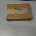 3 x Stylor Baby's First Christmas Ornament 2025 - DIY Crystal Glass Handprint Keepsake, for Newborn Boy or Girl, My 1st Xmas Tree Hanging Decoration (Handprint Tree)