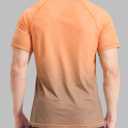 EZRUN Men's UPF 50+ Swim Shirt Quick Dry Rash Guard | UPF 50+ gradient shirt blocks harmful UV rays. Quick-dry, chafe-free fabric is perfect for surfing, gym & beaches