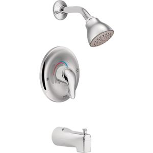 Moen Chateau Chrome Single Handle PosiTemp Pressure Balanced Shower Trim Kit, TL182NH