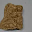 Oweisong Sun Hats for Women Wide Brim Floppy Beach Hats Packable Boho Crochet Straw Hat for Summer Vacation Travel (Brown)