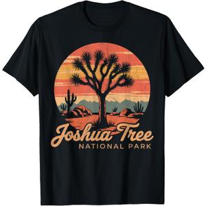 Joshua Tree California Nature Hiking Mountains Woman Men T-Shirt, S