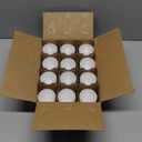 12 Pack 2x3 Inch White Pillar Candles, Unscented Column Candles for Home Restaurants Spa Church Weddings, Smokeless Dripless and Clean Burning Emergency Candle