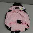 Pawaboo Pet Carrier Backpack, Adjustable Pet Front Cat Dog Carrier Backpack Travel Bag, Legs Out, Easy-Fit for Traveling Hiking for Small Medium Dogs Cats Puppies, Extra Large, Black + Pink Daisy