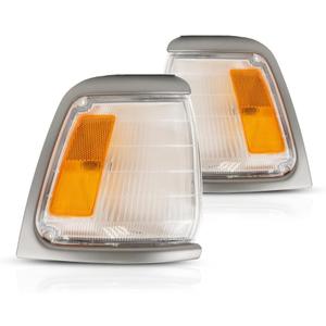 For 1989-1991 Toyota Pickup DLX/SR5 Parking/Cornering Lights Driver and Passenger Side Pair 2WD w/Painted For TO2520121