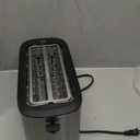 Toaster 4 Slice Long Extra Wide Slot 1.5" with Countdown Timer, 6 Browning Settings, Built-in Warming Rack, Bagel/Cancel/Defrost Functions, Removable Crumb Tray-Stainless Steel