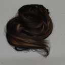 REECHO Invisible Wire Hair Extensions with Thinner Softer Lace Weft (Chocolate Brown with Highlights, 12 Inch (Pack of 1))