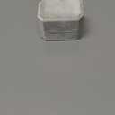 Octagonal Rectangle Velvet Ring Box 3 Slots - Premium Handmade Wedding Three Rings Bearer Holder Vintage Orthogon Jewelry Storage for Ceremony Proposal Engagement (1 Ivory)