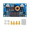 HiLetgo 5A 75W DC-DC Step Down Power Module XL4015 Adjustable with LED Voltmeter Free Pillars