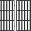 GGC 19.5" Grill Grates for Weber Genesis 300 Series, 7524/7528 Grill Parts Replacement for Weber E-310, E-320, E-330, S-310, S-320, S330, EP-310, EP-320, EP-330, 2 PCS Cast Iron Cooking Grid