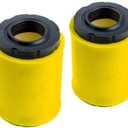 HOODELL 2 Pack 796031 Air Filter + Pre Cleaner Compatible with 591334 594201 797704, Husqvarna YTH22V46, John Deere D100, Pro Performance for Lawn Tractor and More