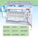 Upgraded Refrigerator Ice Maker Assembly AEQ72909603 AEQ72909602 Compatible with LG Refrigerators,AEQ72909603 Refrigerator Ice Maker Replacement for AEQ72909601 Craft Ice Refrigerator