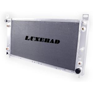 3 Row Aluminum Radiator for 1999-2014 Chevy Silverado Suburban Tahoe GMC Yukon 1500 2500 2003-2009 Hum mer H2 6.0 V8 denali Radiator(Overall size: 41" x 18.5)