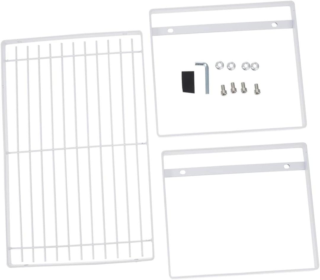 PRETYZOOM Heightened Kitchen Storage Rack for Seasoning Jars Self Assembly Iron Shelf Organizer Adjustable Levels for Home Use in Kitchen and Pantry